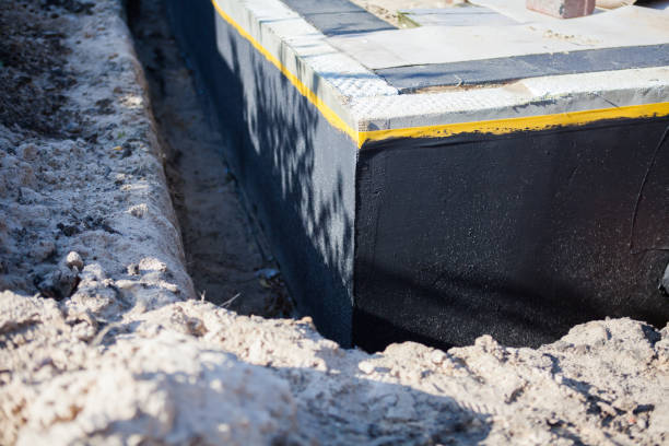 Professional Exterior Waterproofing technician working in Maple Grove, MN